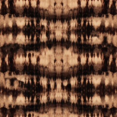 Beautiful abstract seamless pattern with monochrome ornament. Abstract hand drawn print design. Stock illustration.