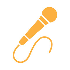 Microphone icon template