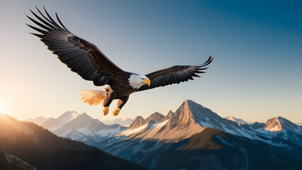 eagle in flight