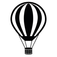 Fototapeta premiumBalloon Parachute vector art illustration. 