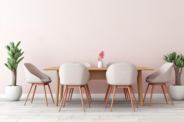 Modern Dining Room Interior Design with Minimalist Decor