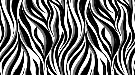 Leopard and zebra pattern design, illustration background. Textile print pattern. Painting abstract pattern.