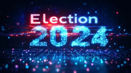 2024 election text concept