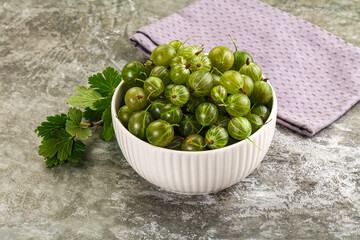 Ripe sweeet and juicy gooseberry