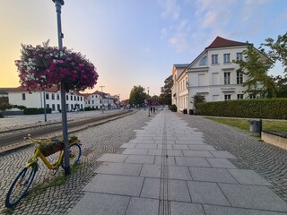 ein wundersch&ouml;ner B&uuml;rgersteig in Bad Doberan, Mecklenburg - Vorpommern
