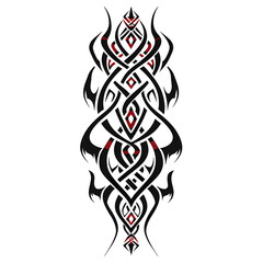 Tribal Knot tattoo flash styles illustration