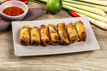 Vietnamese fried stuffed spring roll