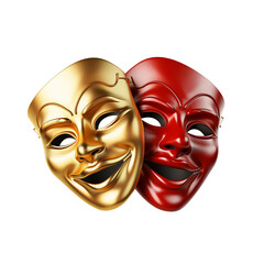 comedy masks transparent background