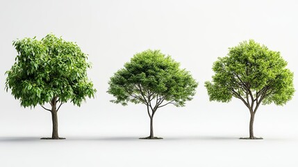 Obraz premium Four distinct trees