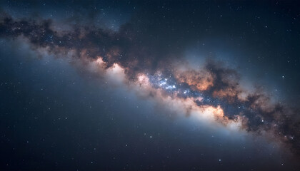 Stunning View of the Milky Way Galaxy Stretching Across the Night Sky