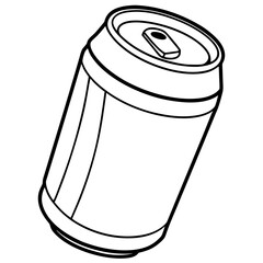 illustration of a can drink