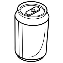 illustration of a can drink