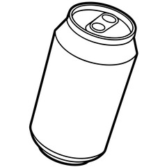 illustration of a can drink