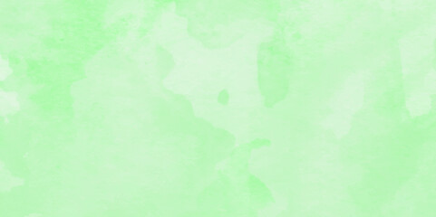 Set of abstract green watercolor water splash on a white background.poster, cover, banner, flyer, cards. Hand drawn light green spring illustration for design,watercolor background concept, vector.