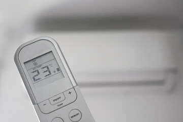 Remote control of air conditioning system