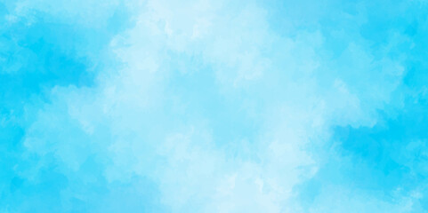 Abstract white and blue color frozen ice surface design background. soft sky blue watercolor sky and clouds, Light blue background with watercolor. gradient light white sky background with clouds.