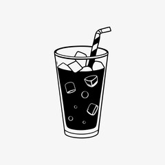 Refreshing Beverage Vector Art