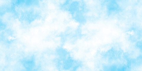 Abstract white and blue color frozen ice surface design background. soft sky blue watercolor sky and clouds, Light blue background with watercolor. gradient light white sky background with clouds.
