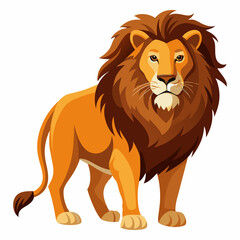Fototapeta premium carton style new design a lion picture