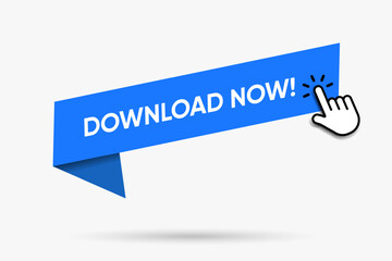 3D download button icon. Upload icon. Down arrow bottom side symbol. Click here button. Save cloud icon push button for UI UX, website, mobile application.