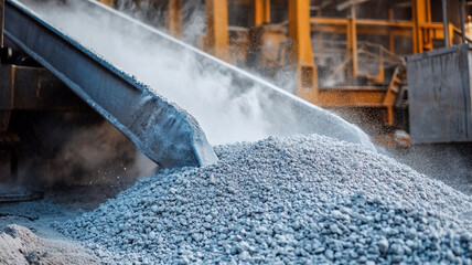 The moisture absorption process of quicklime in action