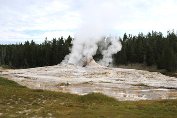 Geysers in Yellowstone National Park, Wyoming