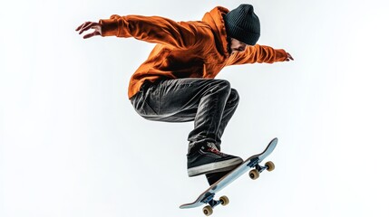 Urban Air: Skateboarder's Gravity-Defying Leap