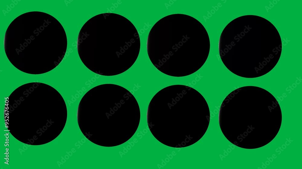 Poster 3d colorful candy loop video animation
