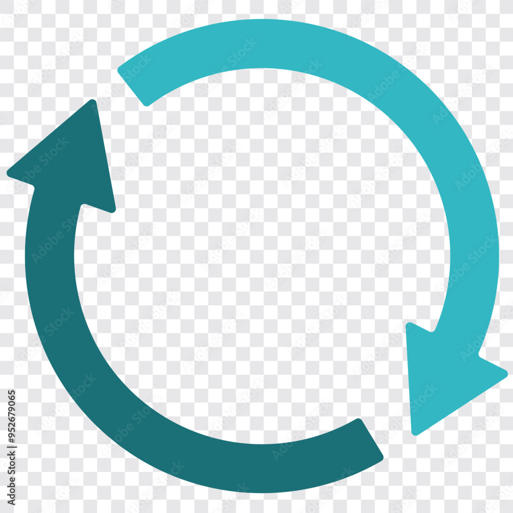 Poster rotating refresh arrow icon and redo symbol. circle arrow icon set. circular arrow icon, refresh, re