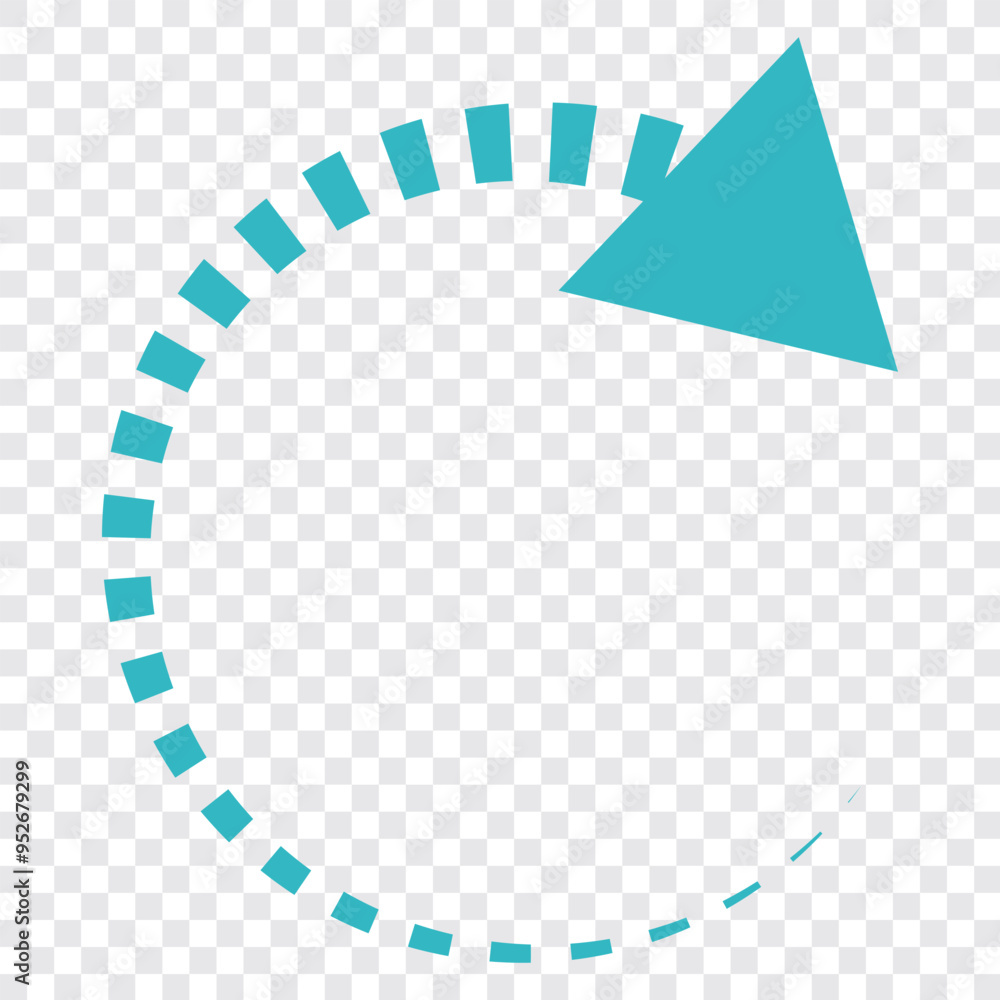 Poster rotating refresh arrow icon and redo symbol. circle arrow icon set. circular arrow icon, refresh, re