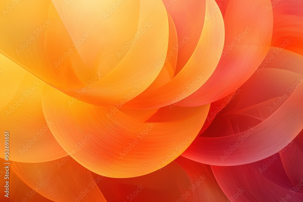 Leinwandbilder colorful swirls in shades of orange and red blend together, creating an exciting abstract design tha