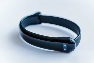 A sleek black fitness tracker designed to monitor health metrics with ease and style for active lifestyle enthusiasts.