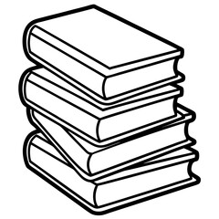 Book Stack Vector Art