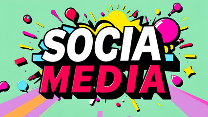 Social Media Pop Art