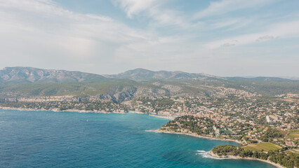 Naklejka premium Colorful port of Cassis