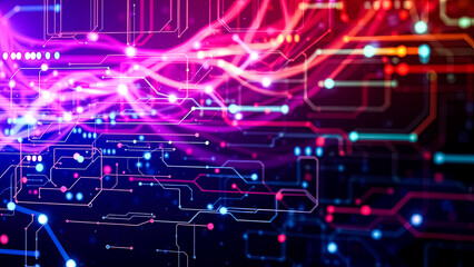 Abstract Circuit Board Background