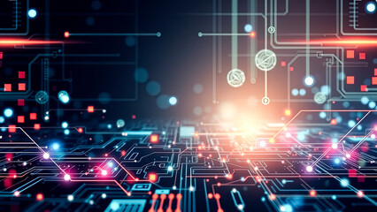 Obraz premium Abstract Technology Background