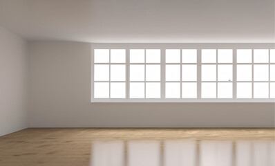 Fototapeta premium empty white room