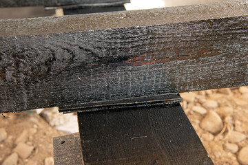 Waterproofing of wooden boards