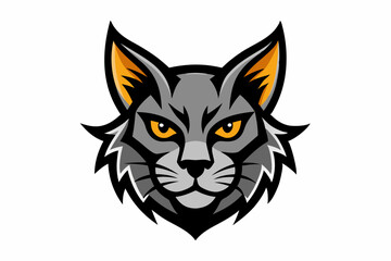 head of a cat vector