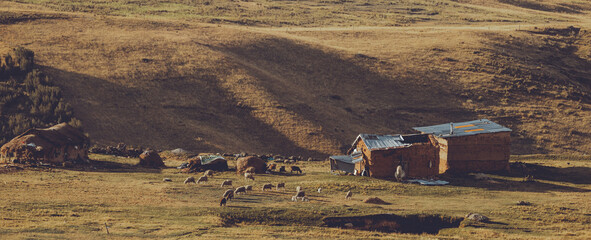 Casa de los andes peruanos, paisaje