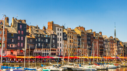 Honfleur is a famous village in Normandy, France