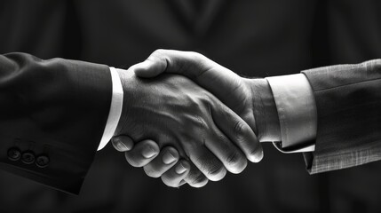 Handshake between business partners