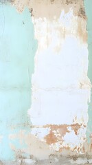 Obraz premium Subtle faded paint on an old wall with a light solid color background, adding a touch of vintage charm and character