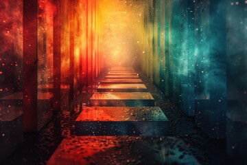 abstract background in colors and patterns for Escaperoom Day