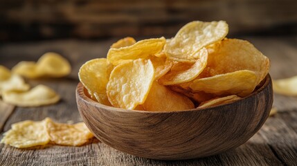 Wood background chips.