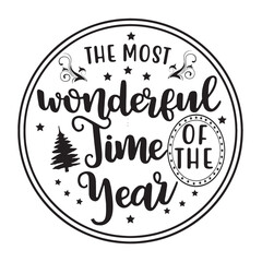 Christmas Farmhouse Sign Design, Christmas Sign Design Vector