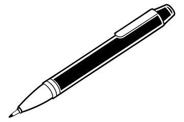 Minimalist Pen Art Vector Design