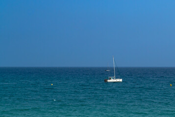 ships and sailboats at sea