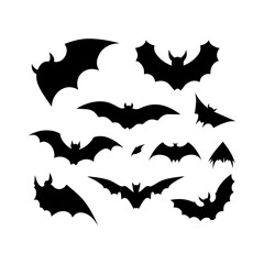 Fototapeta premium Silhouette of a Bat vector illustration